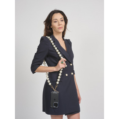 Chaîne perles L 121cm Cali