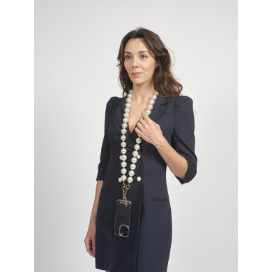 Chaîne perles L 121cm Cali