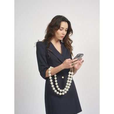 Chaîne perles L 121cm Cali