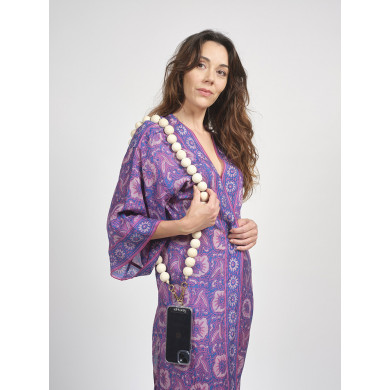 Chaîne perles XL 120cm Valencia