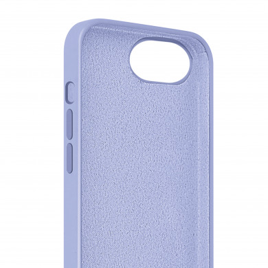 Coque Cordon réglable 160cm silicone liquide compatible iPhone 6/7/8/SE - Lavande