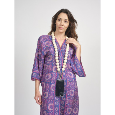 Chaîne perles XL 120cm Valencia