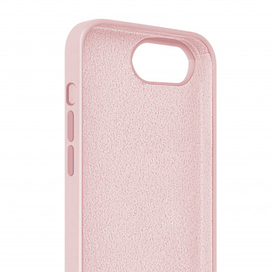 Coque Cordon réglable 160cm silicone liquide compatible iPhone 6/7/8/SE - Rose
