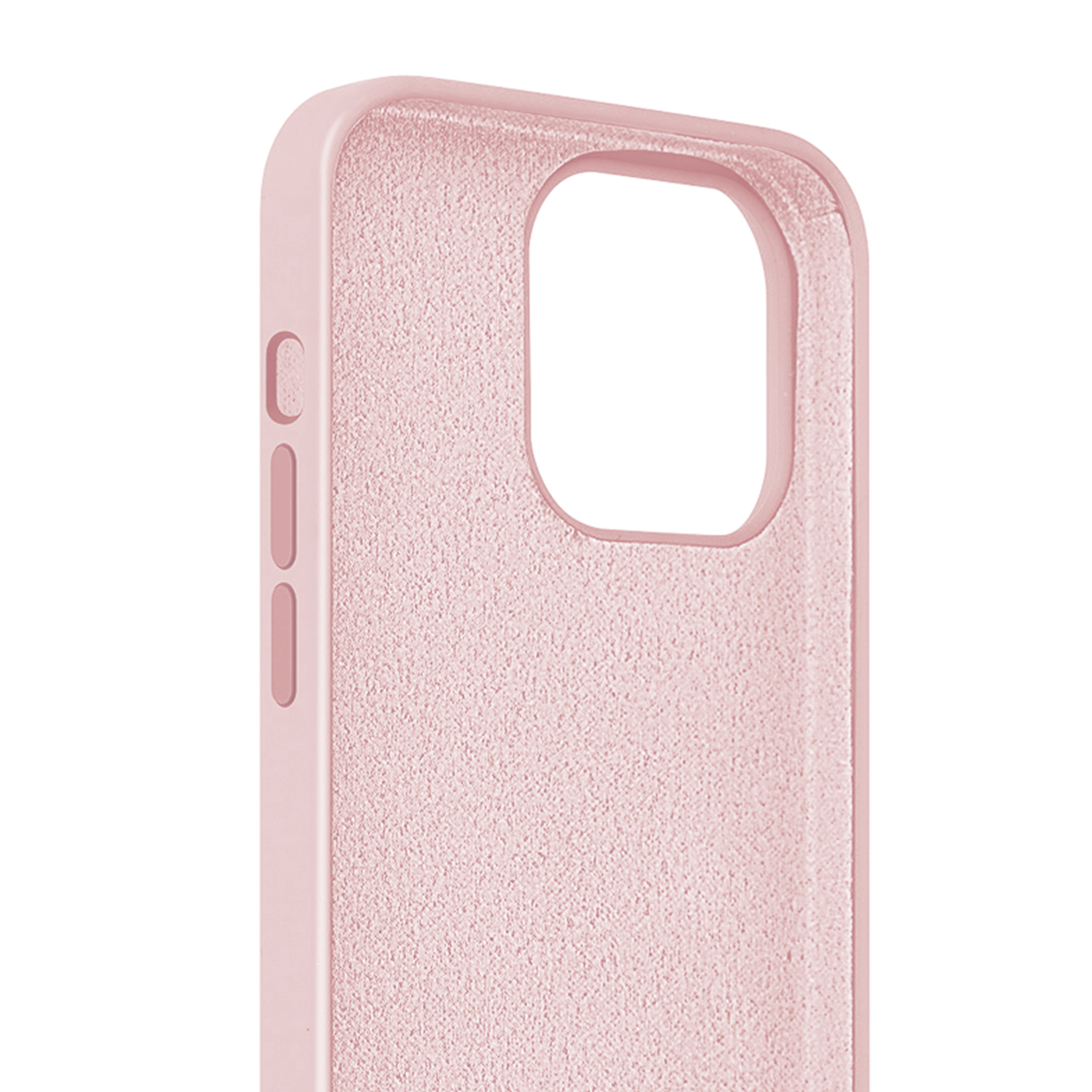 Coque Cordon réglable 160cm silicone liquide compatible iPhone 14 Plus - Rose