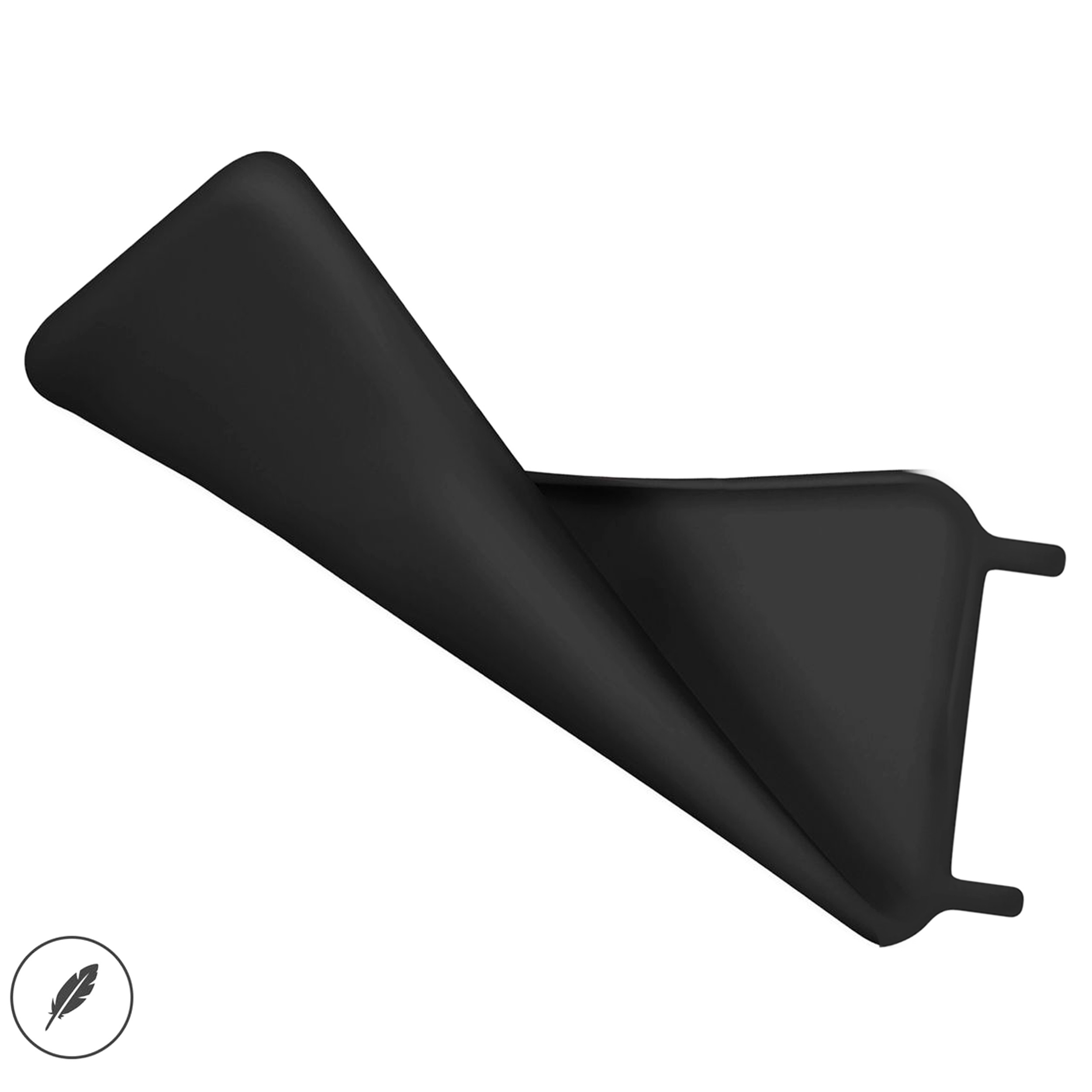 Coque anneaux silicone liquide compatible iPhone 13 PRO - Noir