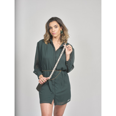 Chaîne perles 120cm Austin - Rose