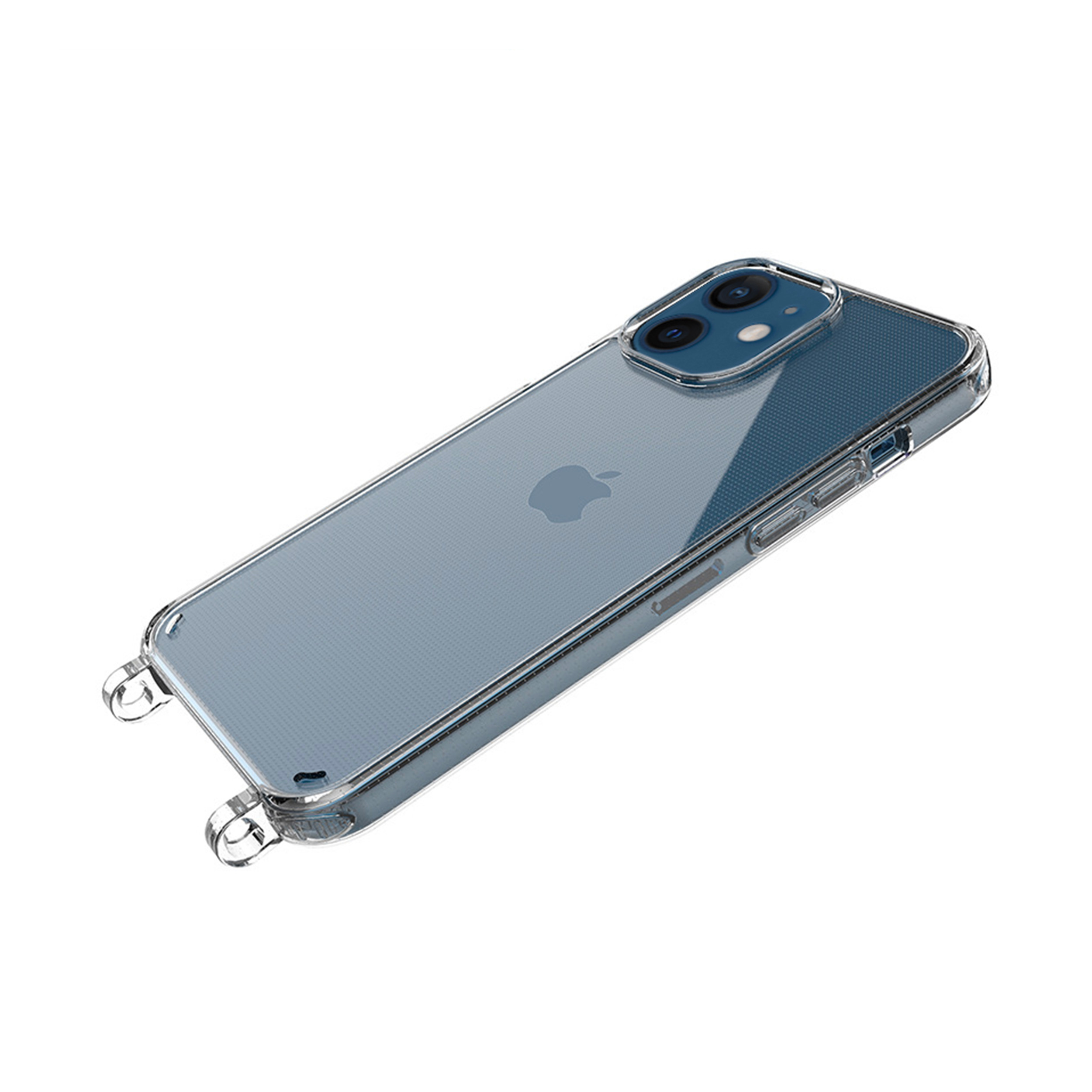 Coque anneaux silicone transparent compatible iPhone 11