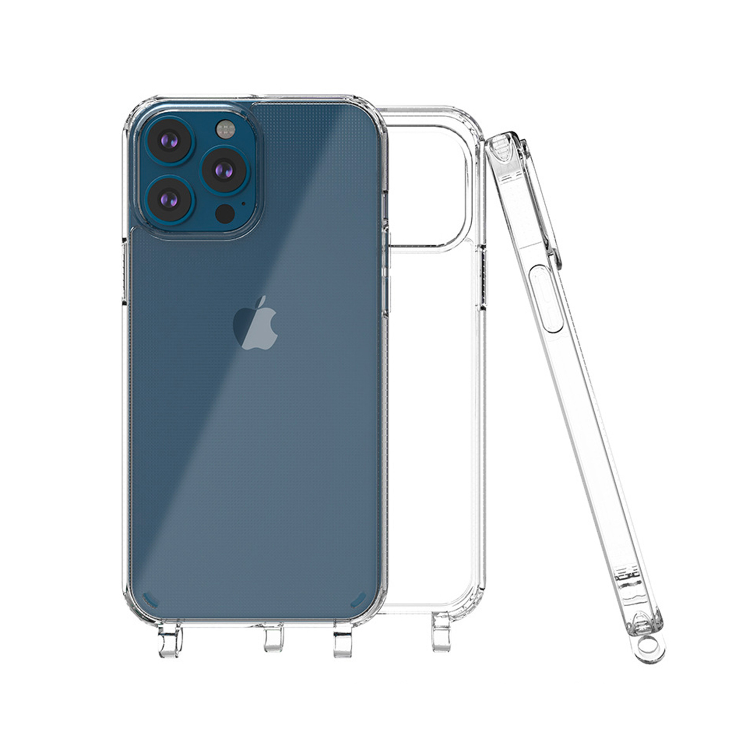 Coque anneaux silicone transparent compatible iPhone 11 pro