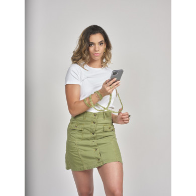 Chaîne perles 120cm Austin - Vert