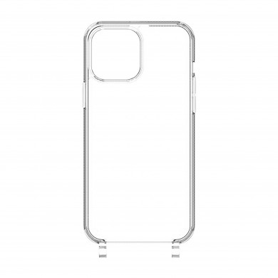Coque anneaux silicone transparent compatible iPhone 12/12 Pro