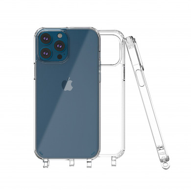 Coque anneaux silicone transparent compatible iPhone 12 pro max