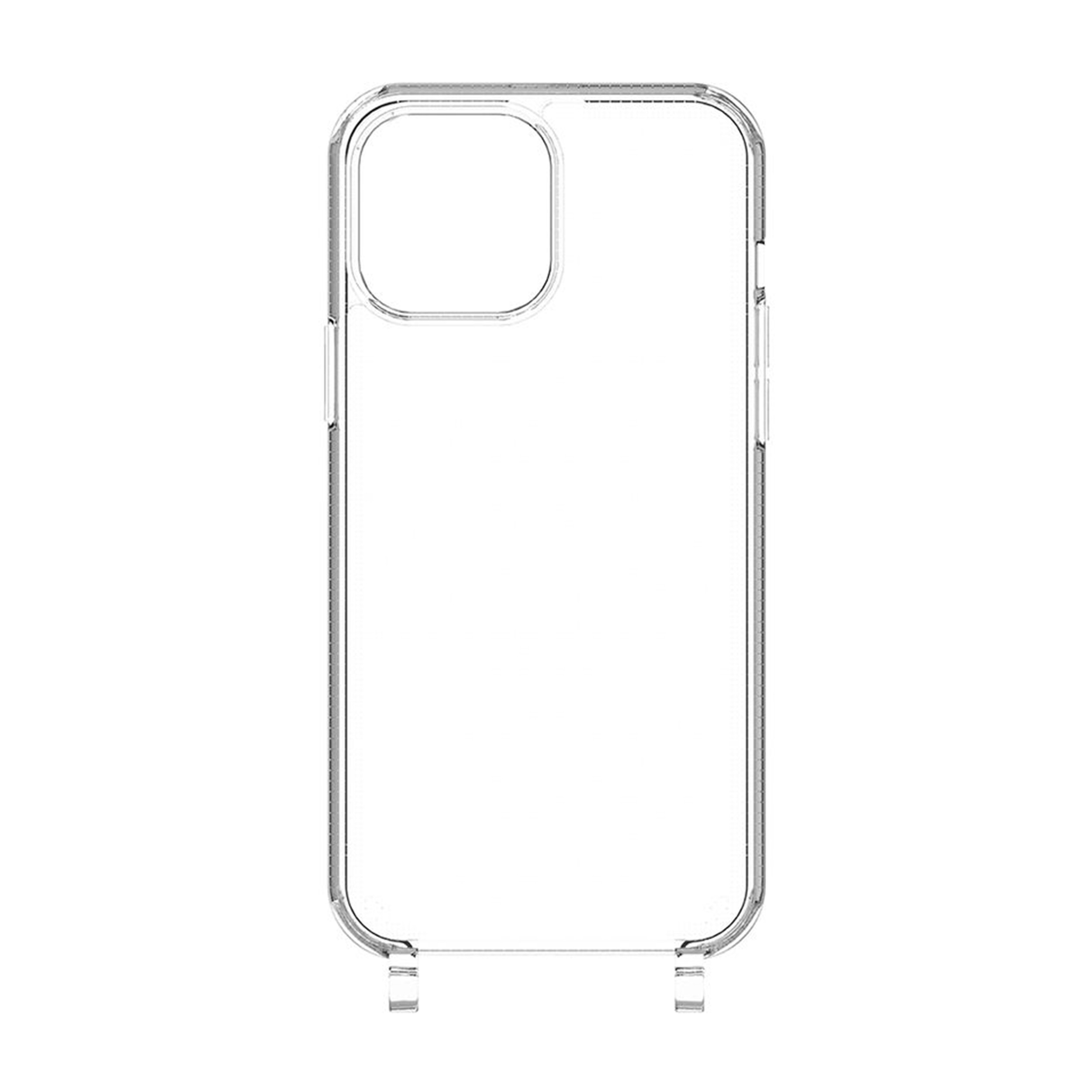 Coque anneaux silicone transparent compatible iPhone 13 Pro Max