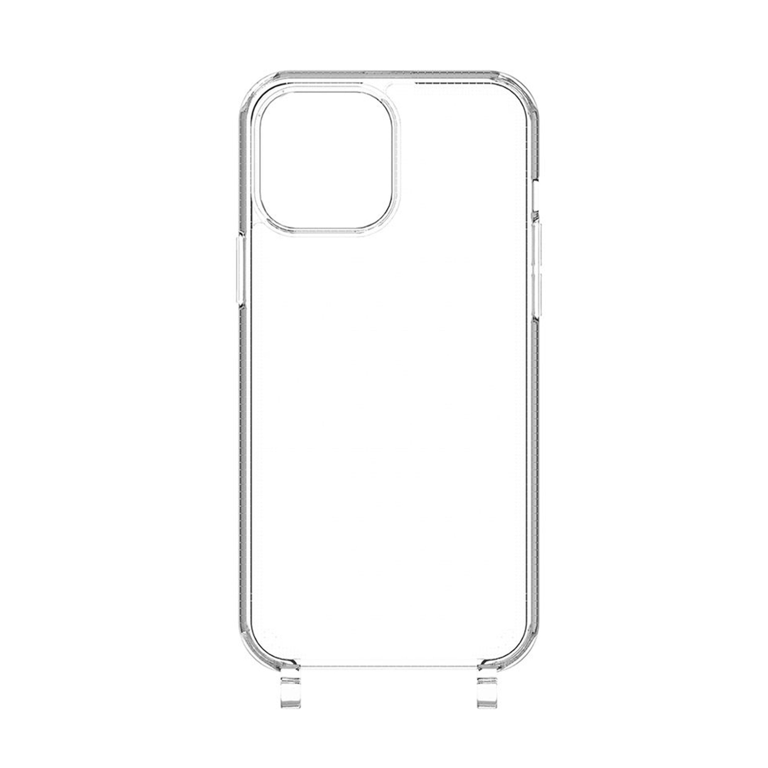 Coque anneaux silicone transparent compatible iPhone 14 Pro Max