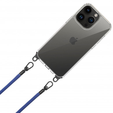 Coque silicone transparent avec anneaux amovible  compatible iPhone 13