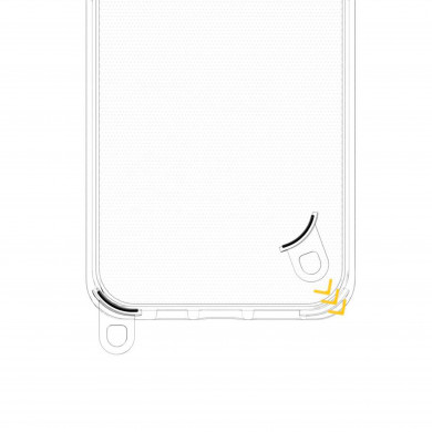 Coque silicone transparent avec anneaux amovible  compatible iPhone 13 Pro Max