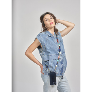 Chaîne maillons L 124cm Panama