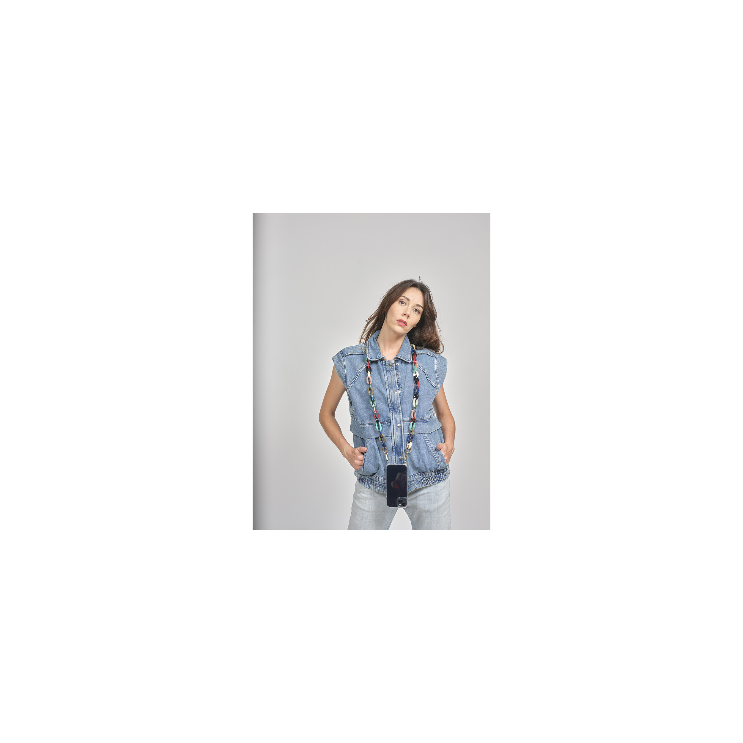 Chaîne maillons L 124cm Panama