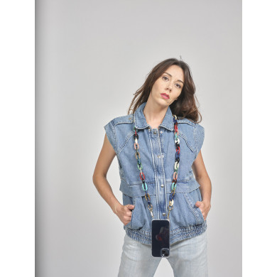 Chaîne maillons L 124cm Panama