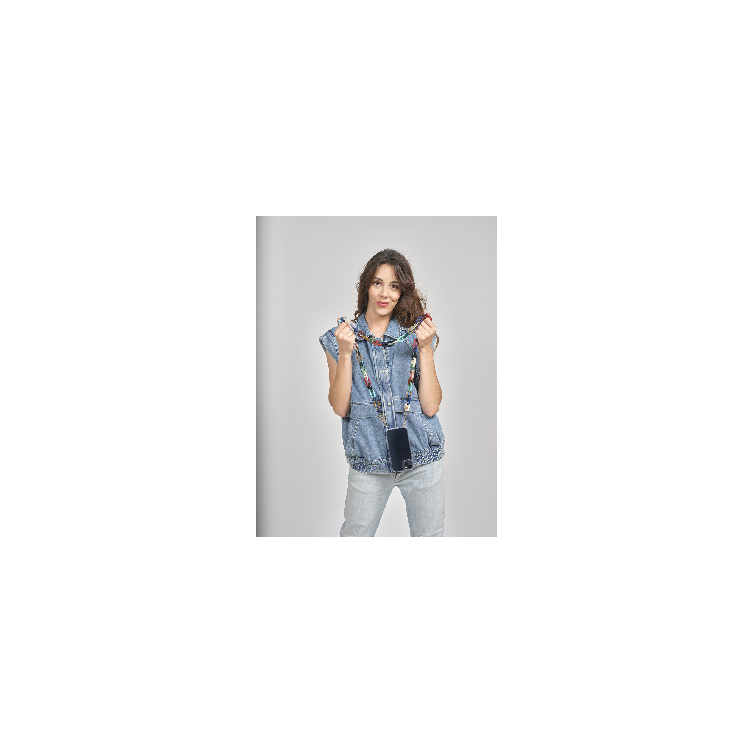 Chaîne maillons L 124cm Panama