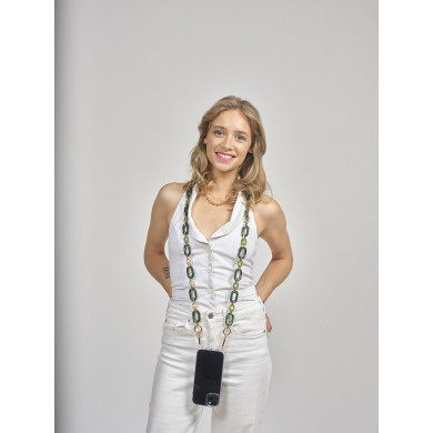 Chaîne maillons M 122cm Hong Kong - Vert