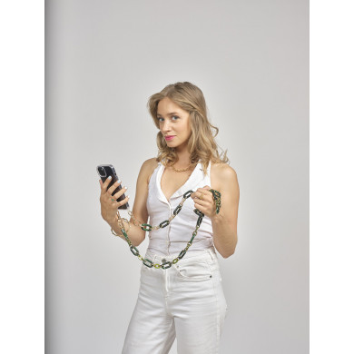 Chaîne maillons M 122cm Hong Kong - Vert