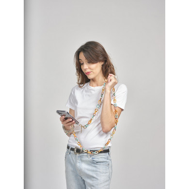 Chaîne maillons S 120cm Pékin - Multicolore