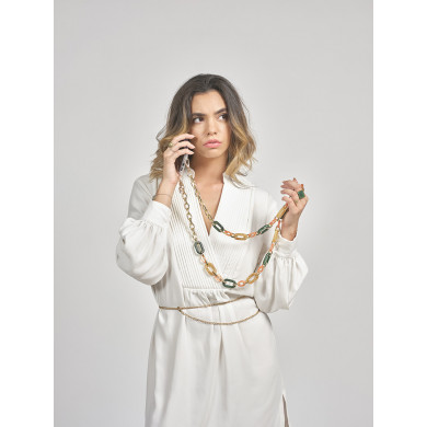 Chaîne maillons M 122cm San Francisco - Multicolore