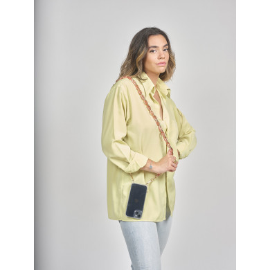 Chaîne maillons M 120cm Londres - Rose