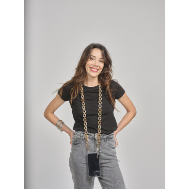 Chaîne maillons M 120cm Londres - Camel