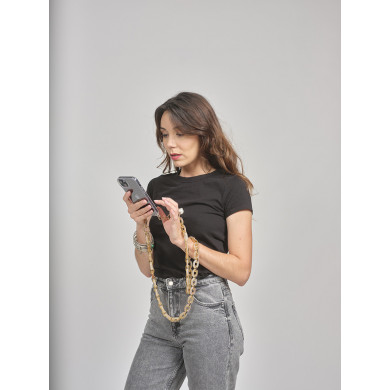 Chaîne maillons M 120cm Londres - Camel