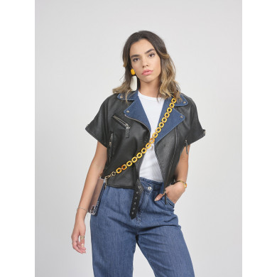 Chaîne maillons M 120cm Londres - Jaune moutarde