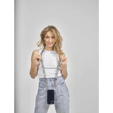 Chaîne maillons M 120cm Londres - Gris