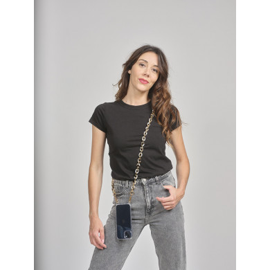 Chaîne maillons S 122cm Marseille - Beige