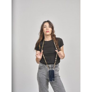 Chaîne maillons S 122cm Marseille - Beige