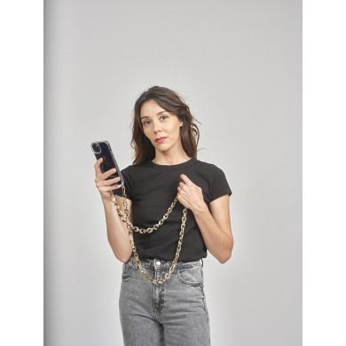 Chaîne maillons S 122cm Marseille - Beige