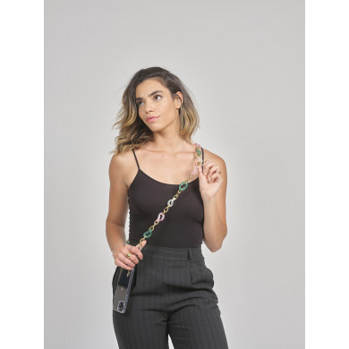 Chaîne maillons M 120cm Mendoza - Multicolore