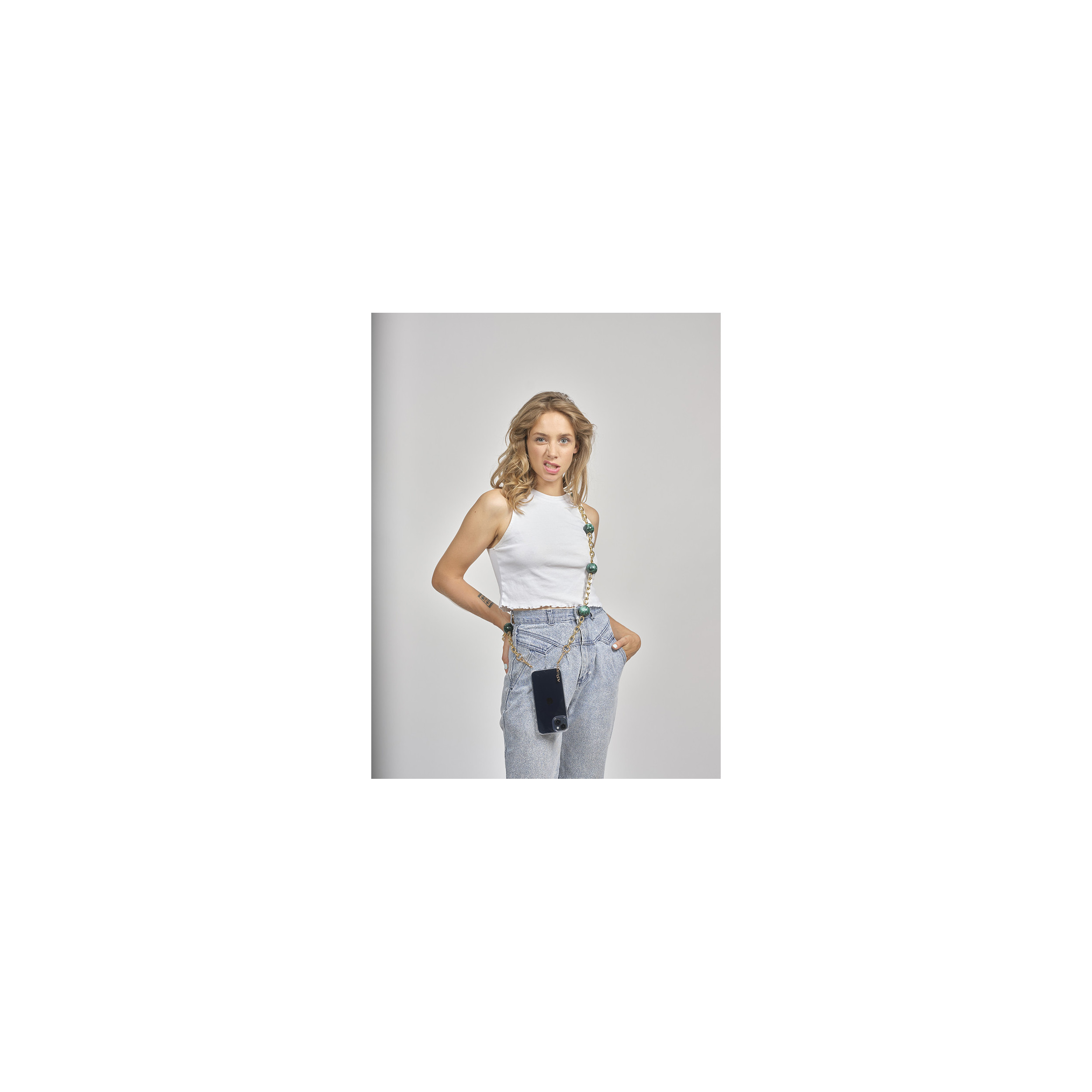 Chaîne maillons M 119cm Amsterdam - Vert