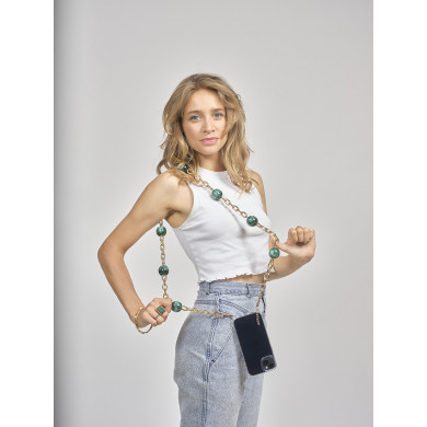 Chaîne maillons M 119cm Amsterdam - Vert