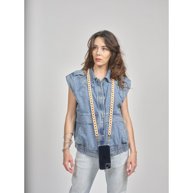 Chaîne maillons S finiton mat 120cm Nairobi - Pêche