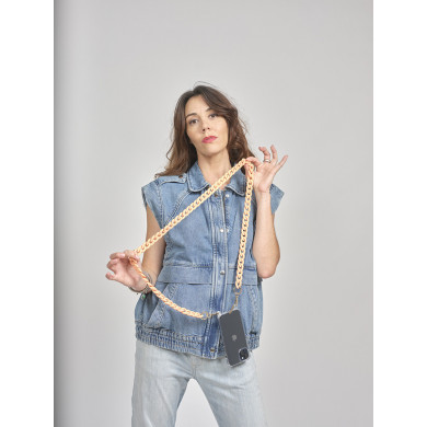 Chaîne maillons S finiton mat 120cm Nairobi - Pêche