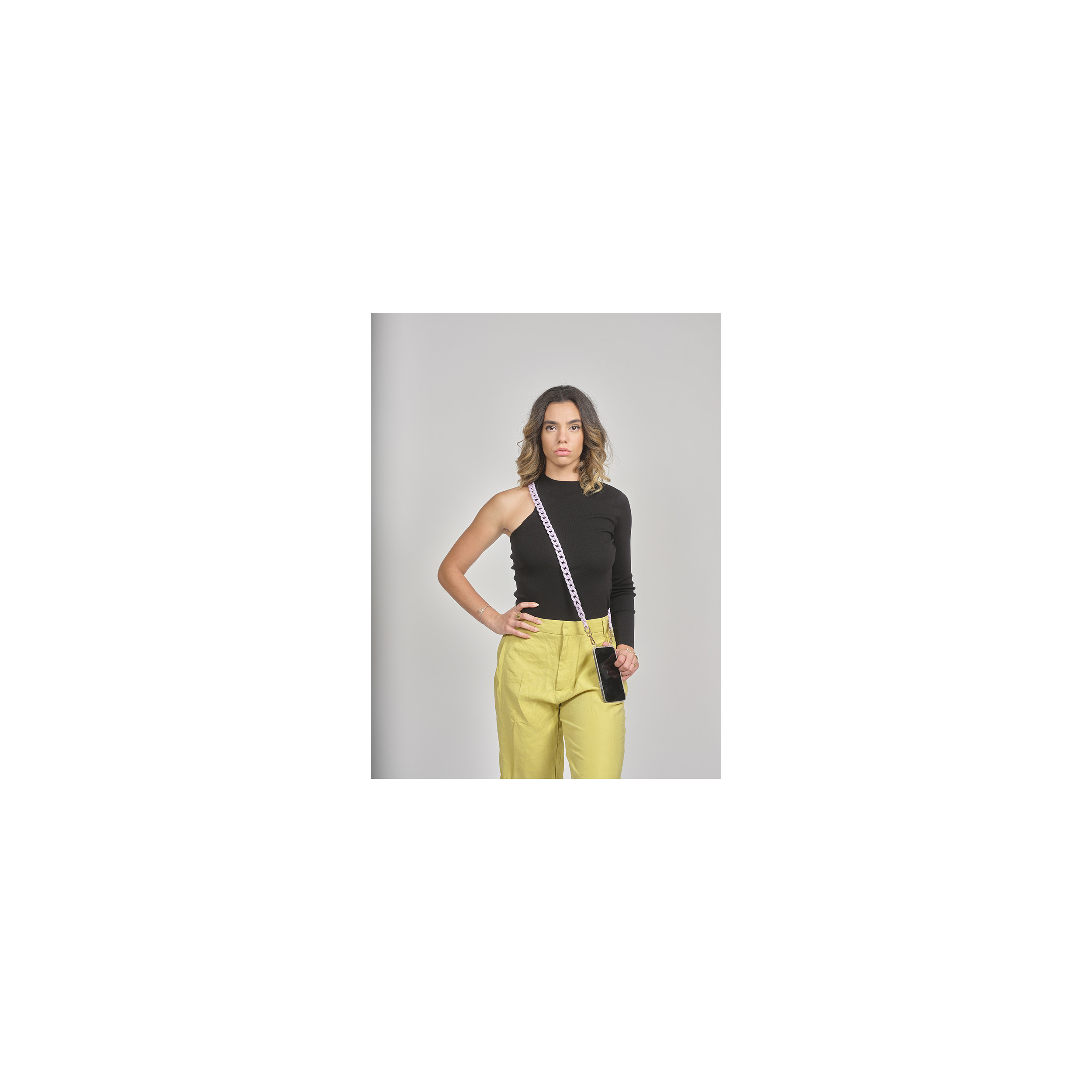 Chaîne maillons S 120cm Denver - Parme