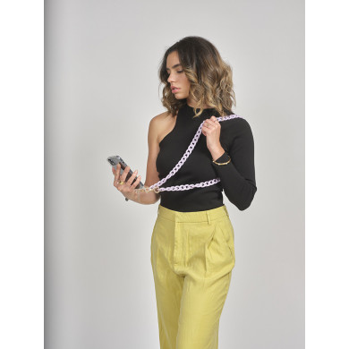 Chaîne maillons S 120cm Denver - Parme