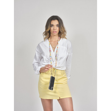 Chaîne perles 120cm Leon