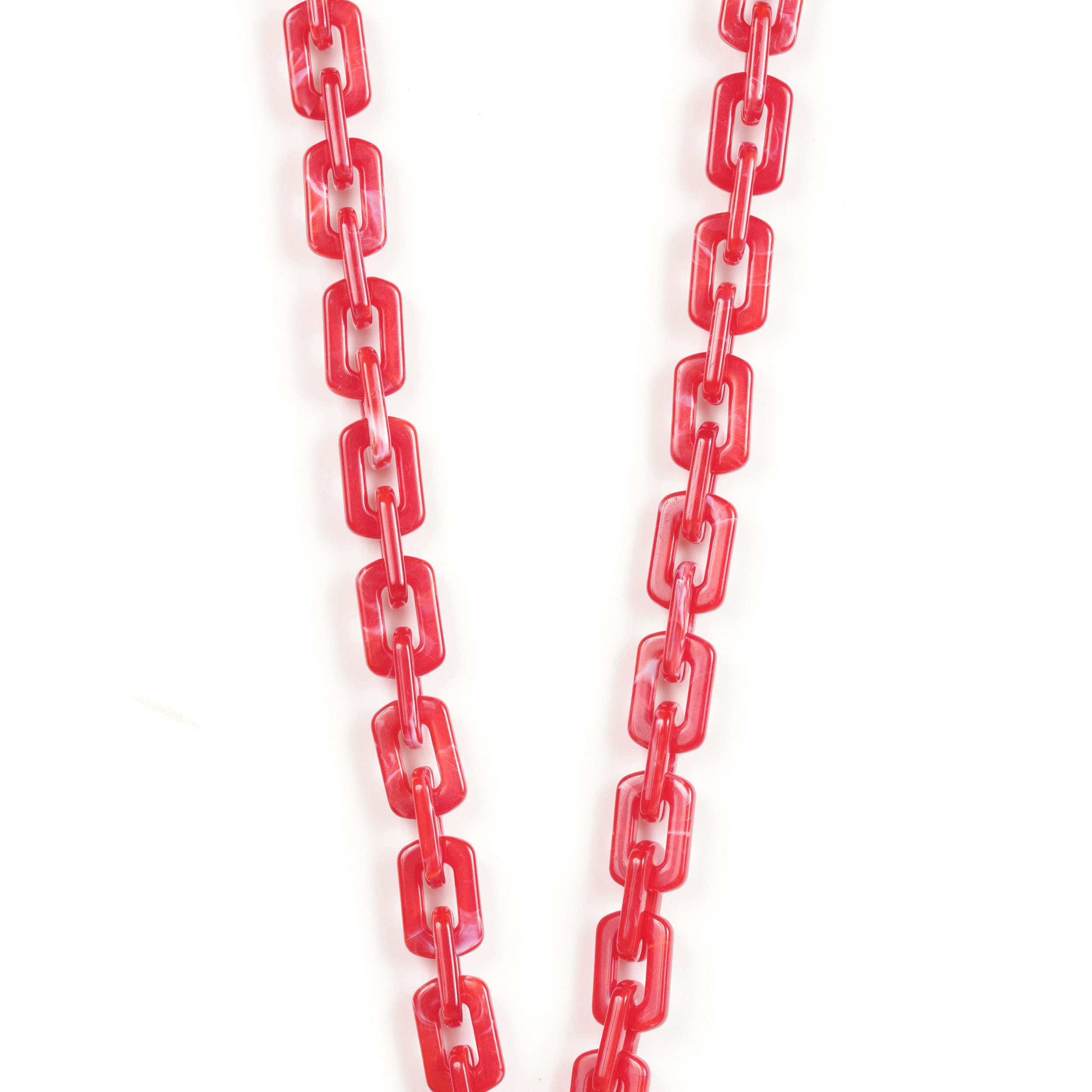 Chaîne maillons M 120cm Montréal - Rouge