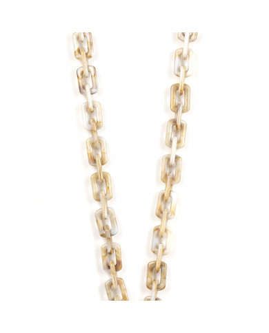 Chaîne maillons M 120cm Montréal - Beige