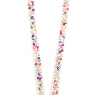 Chaîne perles 120cm Séville - Multicolore
