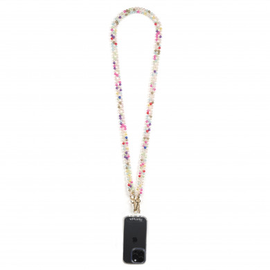 Chaîne perles 120cm Séville - Multicolore