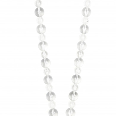 Chaîne perles L 118cm Sanaa - Transparent