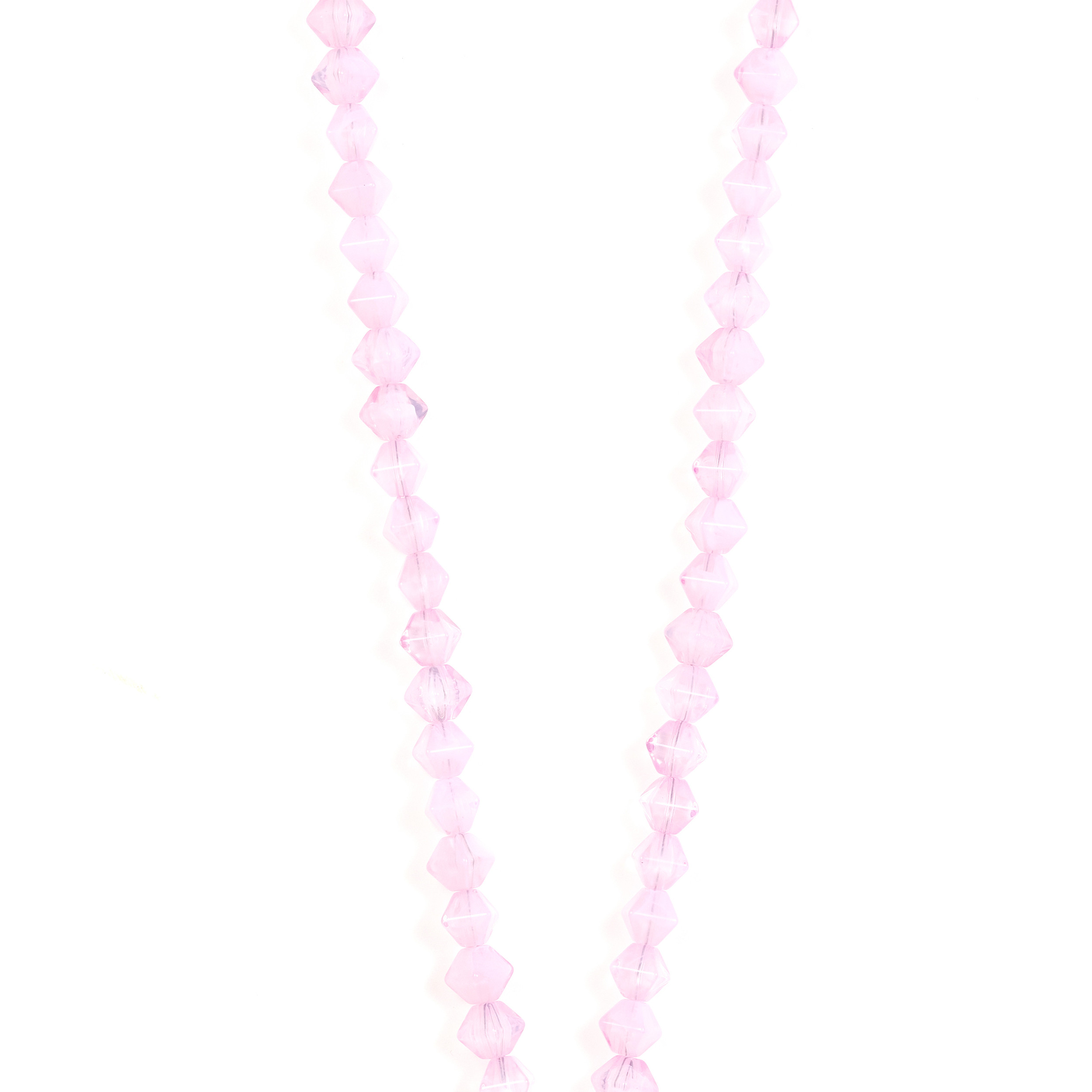 Chaîne perles 120cm Athènes - Rose