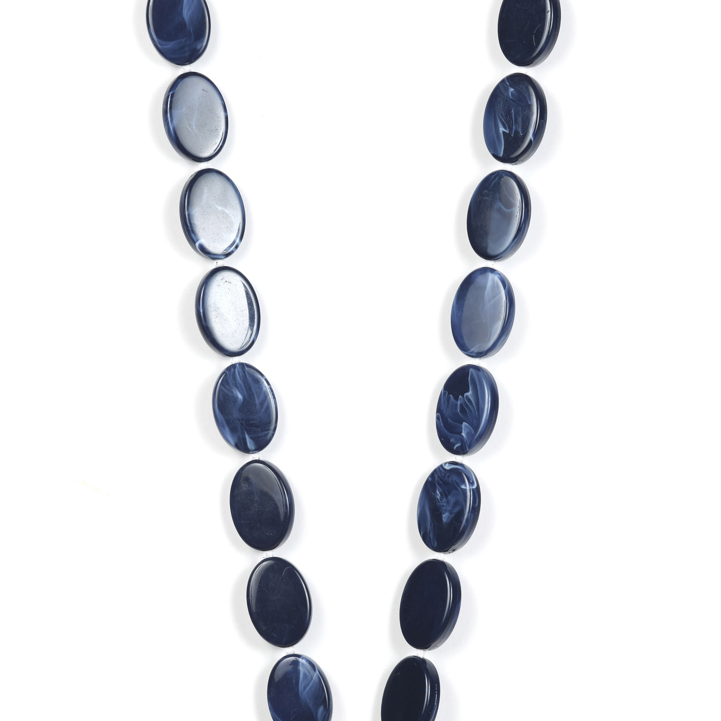 Chaîne perles M 120cm Vitoria - Bleu